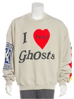 Kanye West & Kid Cudi 2018 Camp Flog Gnaw I Feel Ghosts Sweatshirt